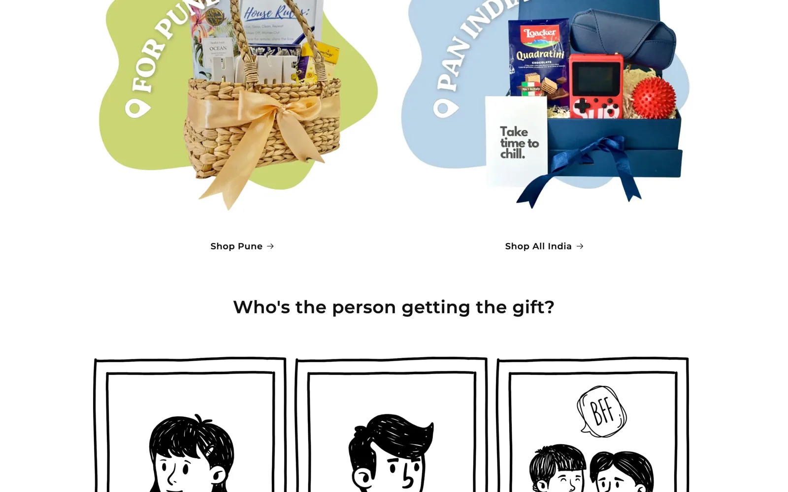 Celebrar Gifts screen 1