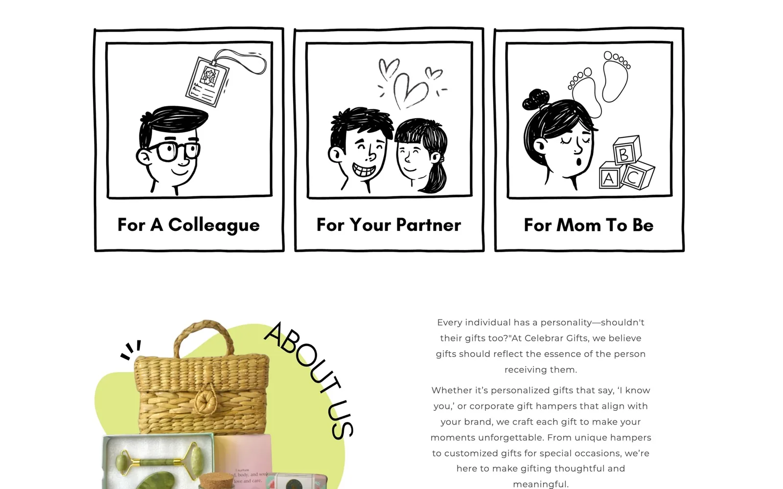 Celebrar Gifts screen 2